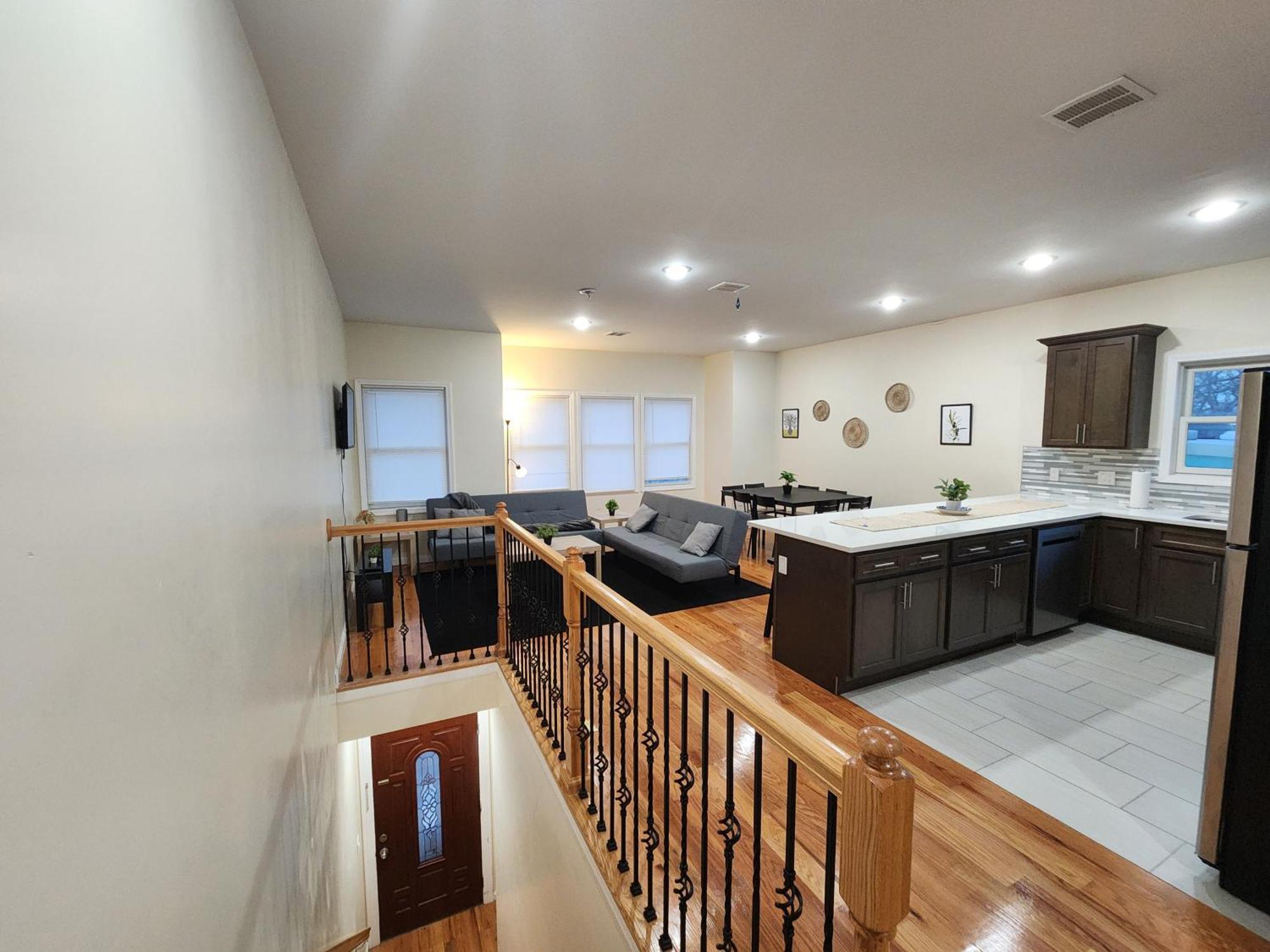 Pleasing 3Br Apt, Mins To Nyc جيرسي سيتي الغرفة الصورة